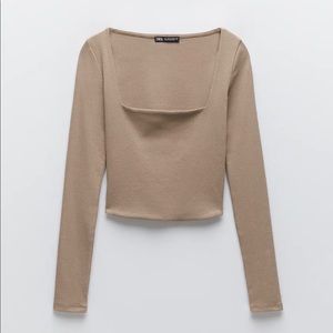 zara long sleeve top